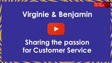 Virginie and Benjamin share the passion for customer service.