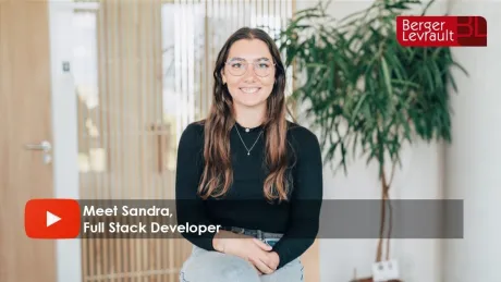 Meet Sandra Muniglia, Full Stack Developer at Berger-Levrault.