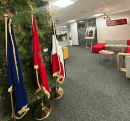 Front desk at Berger-Levrault's site in Rabat
