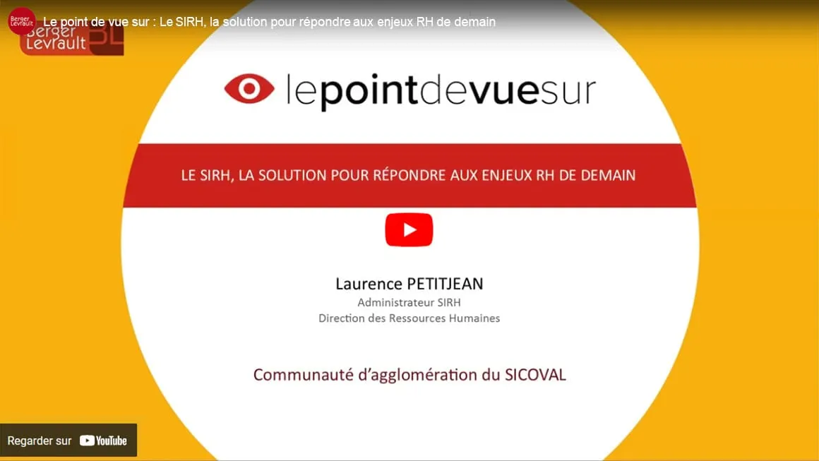Vidéo de point de vue sur le lancement de l'e-sédit RH