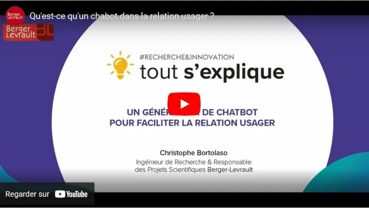 Vidéo chatbot relation usager