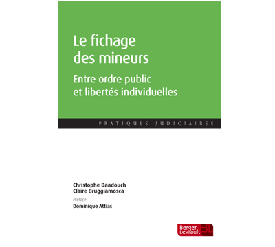 Ouvrage le fichage des mineurs.