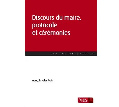 Visuel du livre discours du maire, protocole et cérémonies.