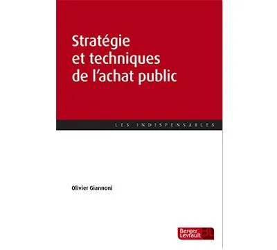Visuel du livre Stratégie et techniques de l'achat public.