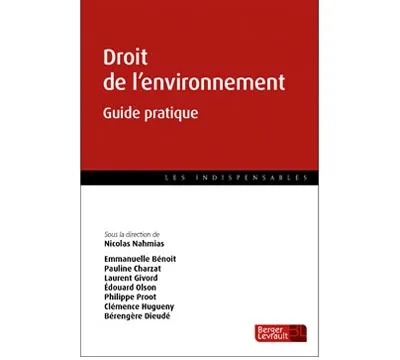 Couverture du broché Droit de l'environnement