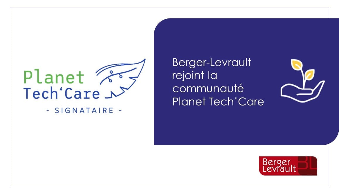 Berger-Levrault signataire du manifeste Planet Tech'Care.