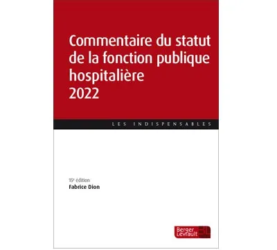 Couverture broché Commentaire du statut de la FPH 2022