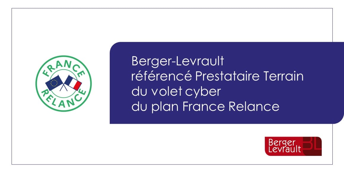 Berger-Levrault référencé comme Prestataire Terrain du volet cyber du plan France Relance