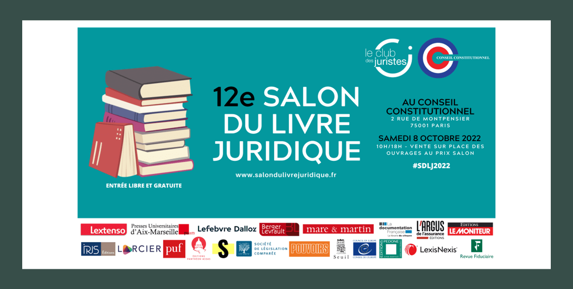 12e salon du livre juridique 2022