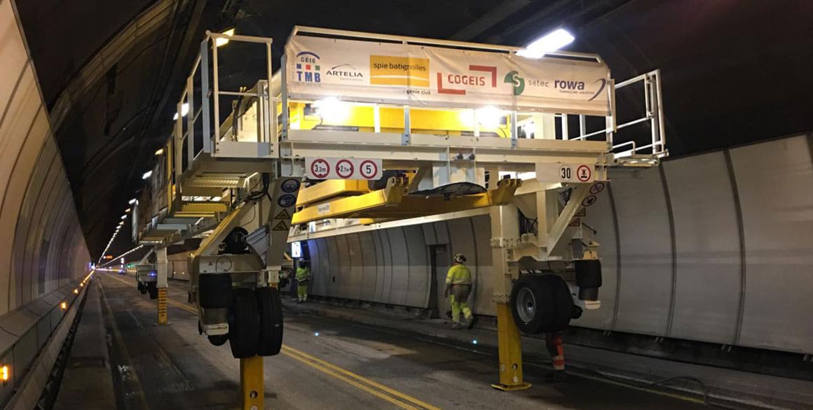 Les techniciens de maintenance du Tunnel du Mont Blanc.