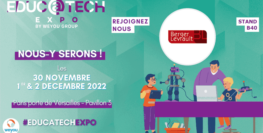 Berger-Levrault participe à Educ@tech expo 2022.