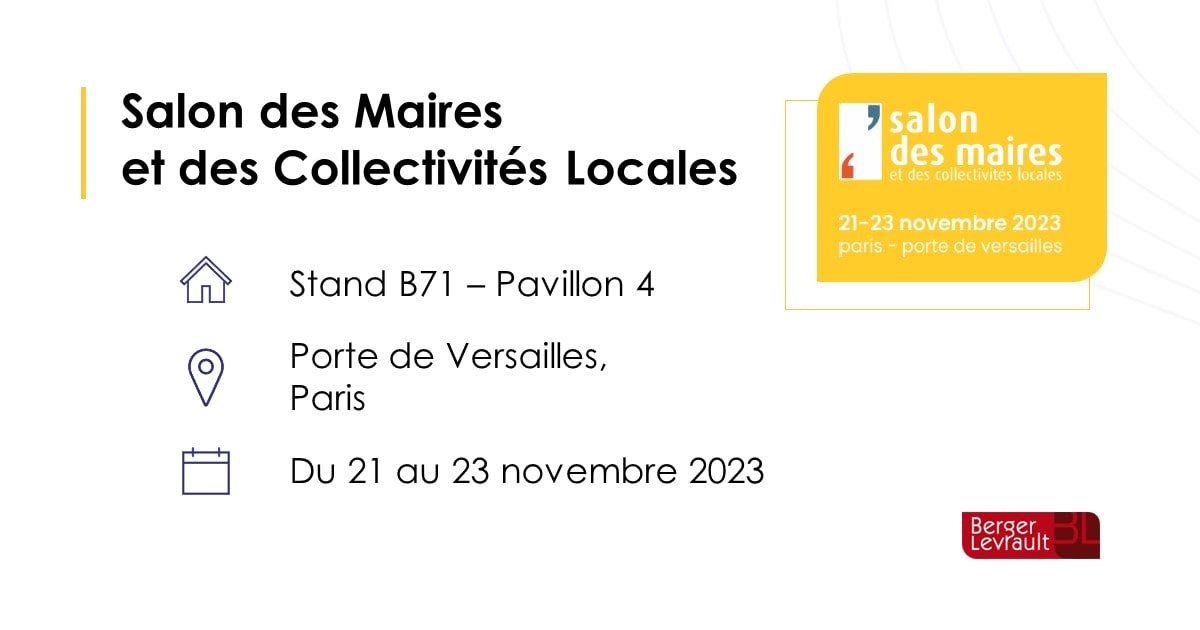 BergerLevrault est présent au SMCL 2022 à Paris