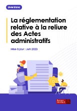 Livre blanc Reliure des Actes administratifs