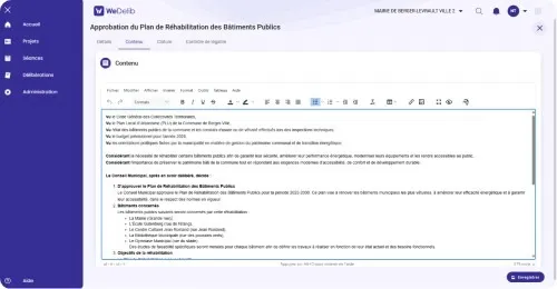 Capture-Ecran-WeDelib-EditeurdeTexte