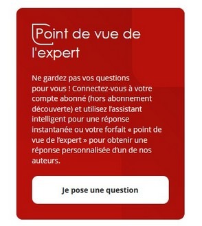 Le point de vue de l'Expert de Légibase Collectivités