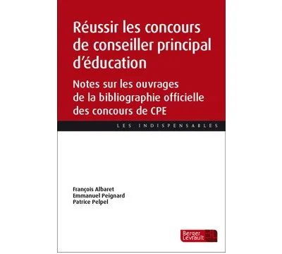 Couverture Réussir les concours CPE