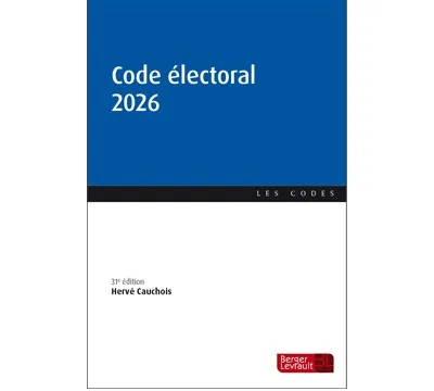 Couverture Code électoral 2026
