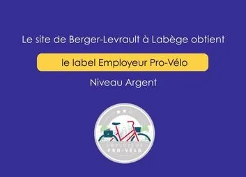 Le site de Berger-Levrault à Labège obtient le label Employeur Pro-Vélo - Niveau Argent