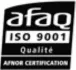 Logo AFAQ ISO 9001.