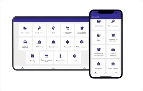 Application mobile Atal Mobile pour agents terrain service technique