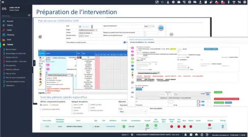 Préparation à l'intervention