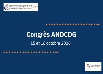 Congrès ANDCDG 2026