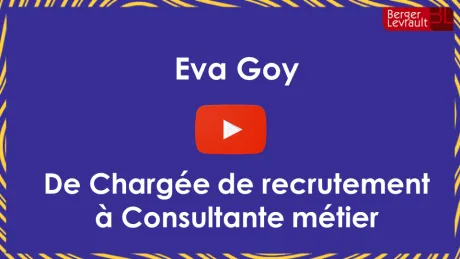 Eva Goy, Consultante métier chez Berger-Levrault