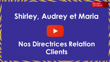 Interview de nos trois directrices relation clients