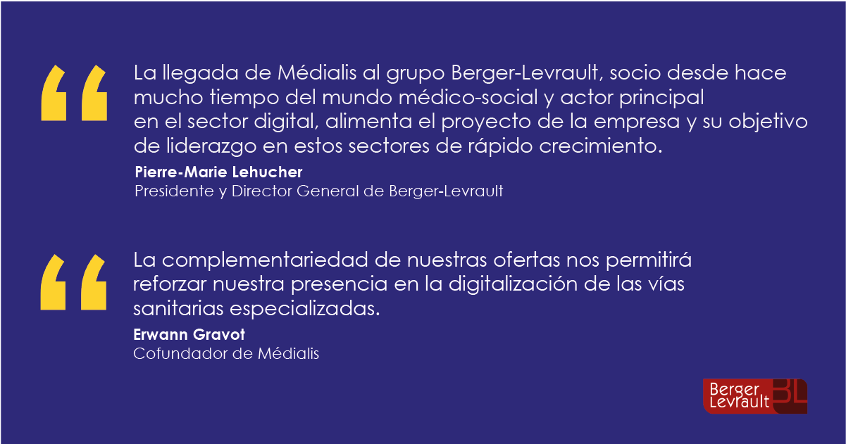 BergerLevrault adquiere Médialis BergerLevrault