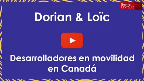 Dorian y Loic desarrolladores en movilidad en Canada