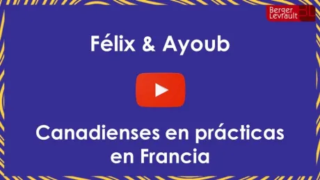 Félix y Ayoub en prácticas en Berger-Levrault