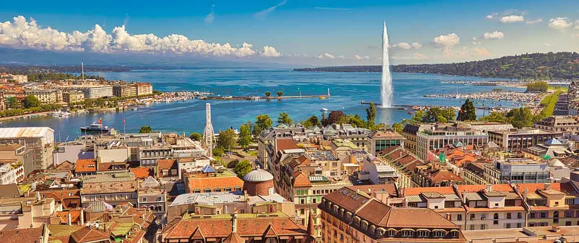 Ville de Genève en Suisse.