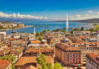 Ville de Genève en Suisse.