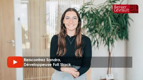 Sandra Muniglia, Développeuse Full Stack chez Berger-Levrault